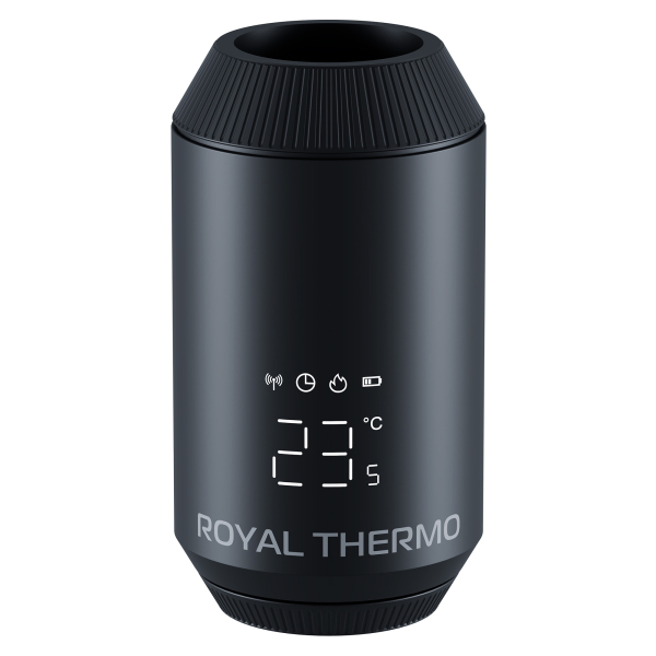 Термостат радиаторный электронный Royal Thermo Smart Heat 2.0, черный Термостат радиаторный электронный Royal Thermo Smart Heat 2.0, черный