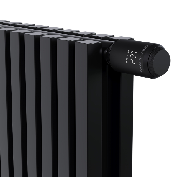 Термостат радиаторный электронный Royal Thermo Smart Heat 2.0, черный Термостат радиаторный электронный Royal Thermo Smart Heat 2.0, черный