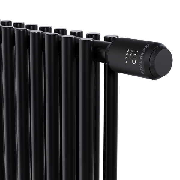 Термостат радиаторный электронный Royal Thermo Smart Heat 2.0, черный Термостат радиаторный электронный Royal Thermo Smart Heat 2.0, черный