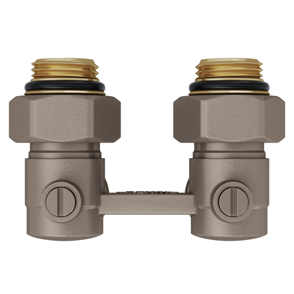 Узел нижнего подключения Royal Thermo угловой 1/2"х3/4"EK RTE 07.00002А