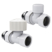 Набор термостатический прямой Royal Thermo Design 1/2"М30х1,5 (Белый)