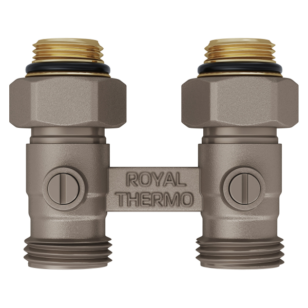 Узел нижнего подключения Royal Thermo прямой 1/2"х3/4"EK RTE 07.00001А