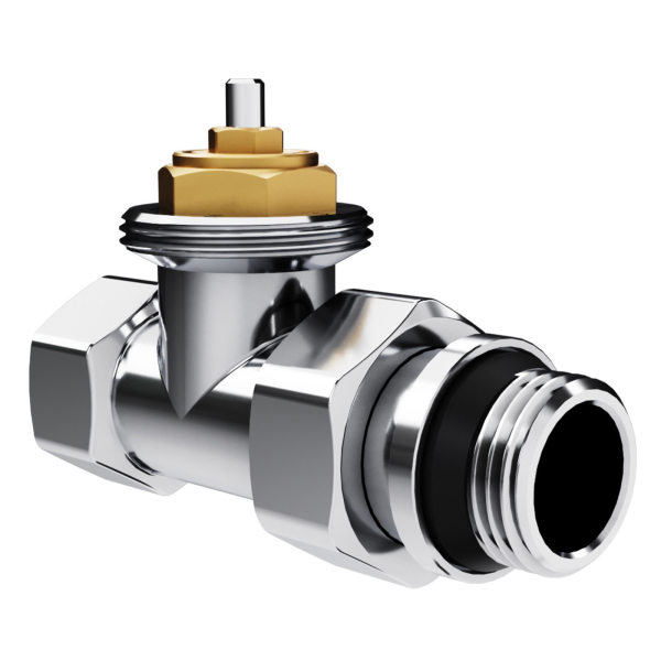Набор термостатический прямой Royal Thermo Design 1/2"М30х1,5 (Хром) Набор термостатический прямой Royal Thermo Design 1/2"М30х1,5 (Хром)