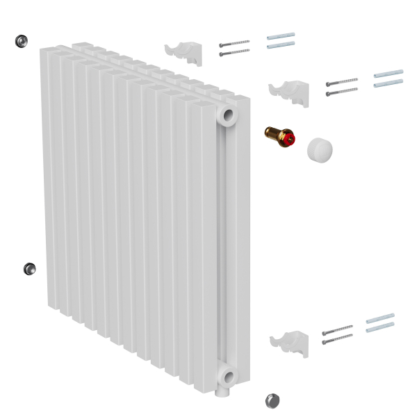 Дизайн-радиатор Royal Thermo Shift Q30 VC2050 - 28 секц. RAL9016 Дизайн-радиатор Royal Thermo Shift Q30 VC2050 - 28 секц. RAL9016