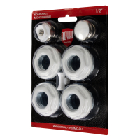 Комплект монтажный Royal Thermo 1”х 1/2" белый Комплект монтажный Royal Thermo 1”х 1/2" белый