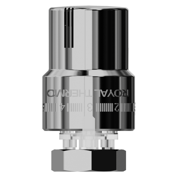 Термоголовка жидкостная Royal Thermo М30х1,5 (хром) Термоголовка жидкостная Royal Thermo М30х1,5 (хром)