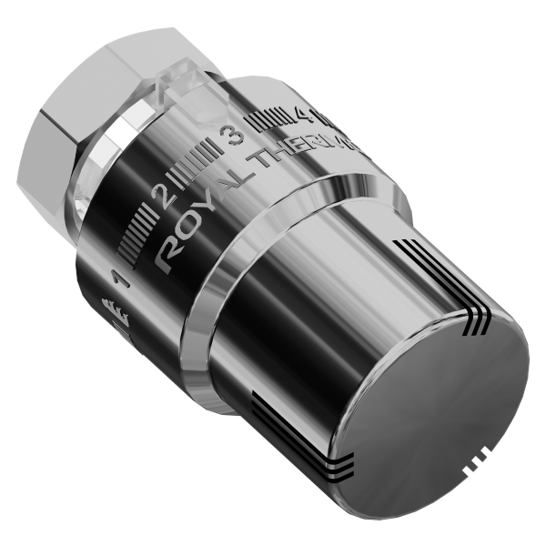 Термоголовка жидкостная Royal Thermo М30х1,5 (хром) Термоголовка жидкостная Royal Thermo М30х1,5 (хром)