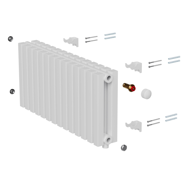 Дизайн-радиатор Royal Thermo Shift Q30 VC2030 - 14 секц. RAL9016 Дизайн-радиатор Royal Thermo Shift Q30 VC2030 - 14 секц. RAL9016