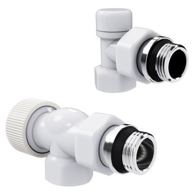 Набор термостатический осевой Royal Thermo Design 1/2"М30х1,5 (Белый) Набор термостатический осевой Royal Thermo Design 1/2"М30х1,5 (Белый)