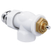 Набор термостатический осевой Royal Thermo Design 1/2"М30х1,5 (Белый) Набор термостатический осевой Royal Thermo Design 1/2"М30х1,5 (Белый)