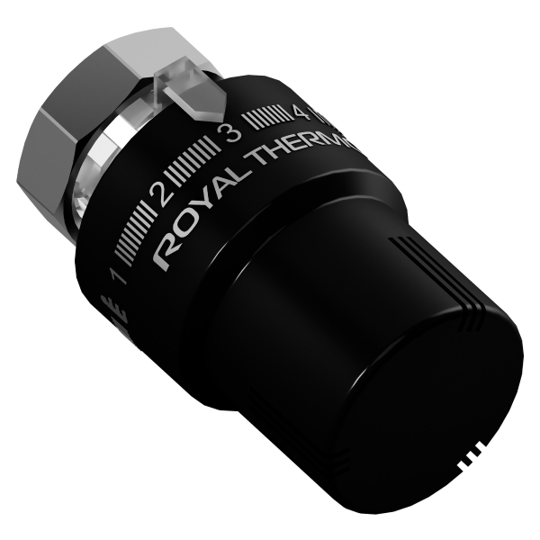Термоголовка жидкостная Royal Thermo М30х1,5 (черный) Термоголовка жидкостная Royal Thermo М30х1,5 (черный)