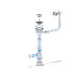 А0145S Сифон АНИ Грот 3 1/2"*40 с гибким переливом А0145S Сифон АНИ Грот 3 1/2"*40 с гибким переливом