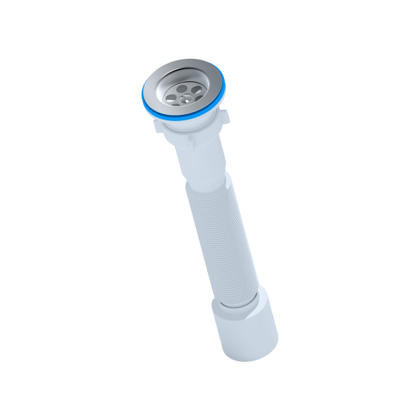 G105 Сифон гофрированный 1 1/2"*50 (350-760мм)