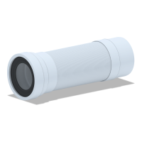 К731R Удлинитель гибкий для унитаза выпуск 110 мм (365-1085мм)