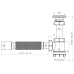 BM1010 Сифон Ани 1 1/4*32 Юнг с тр 32*40