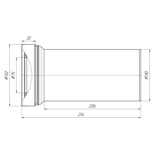 W1220 Труба фановая    250