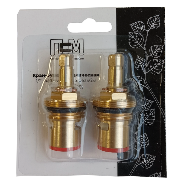 Кран-букса блистер керамика 1/2"кв 7х7 PSM-1293