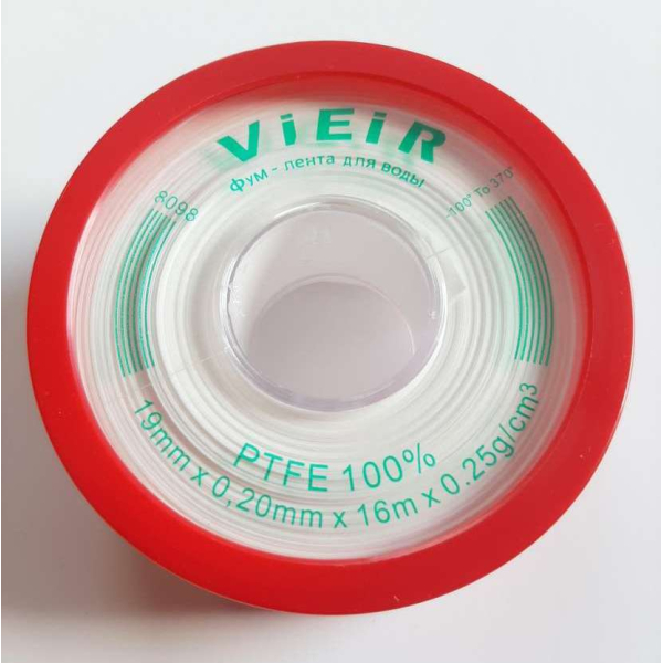 ФУМ лента 16м*19мм*0,2мм VIEIR