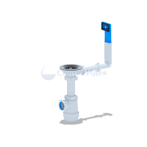 А0145 Сифон Ани Грот 3 1/2"*40 с жестким переливом