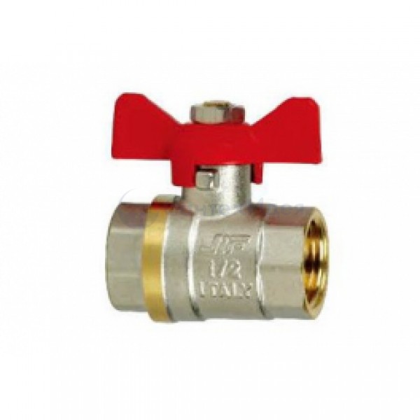 JIF 354 NB Кран шаровой 1", г/г, бабочка 