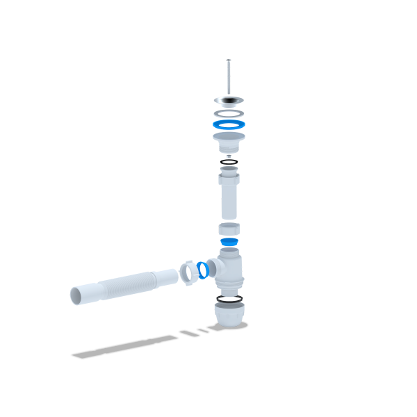 BM1010 Сифон Ани 1 1/4*32 Юнг с тр 32*40
