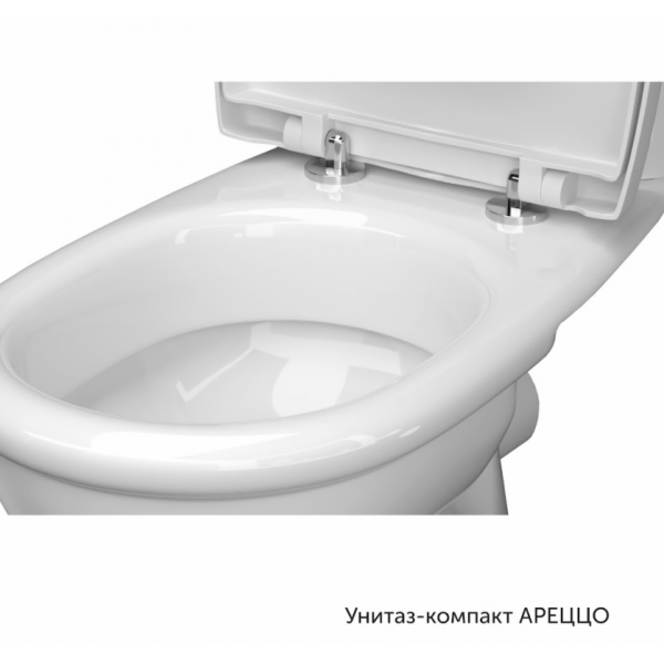 Унитаз-компакт Ареццо МС Инкоэр белый с1 (прям.вып.)