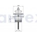 М205 Выпуск 1 1/4" с нержавеющей сеткой, пробка
