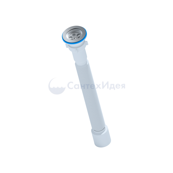 G115 Сифон гофрированный удлинённый 1 1/2"*50 (525-1355мм)